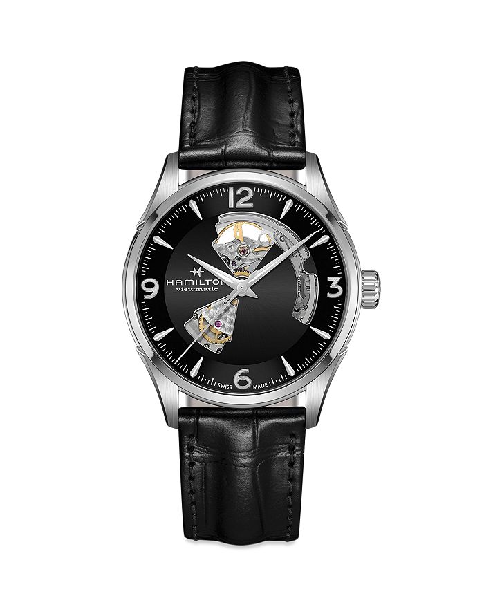 Часы Jazzmaster с открытым сердцем, 42 мм Hamilton наручные часы hamilton jazzmaster chrono quartz