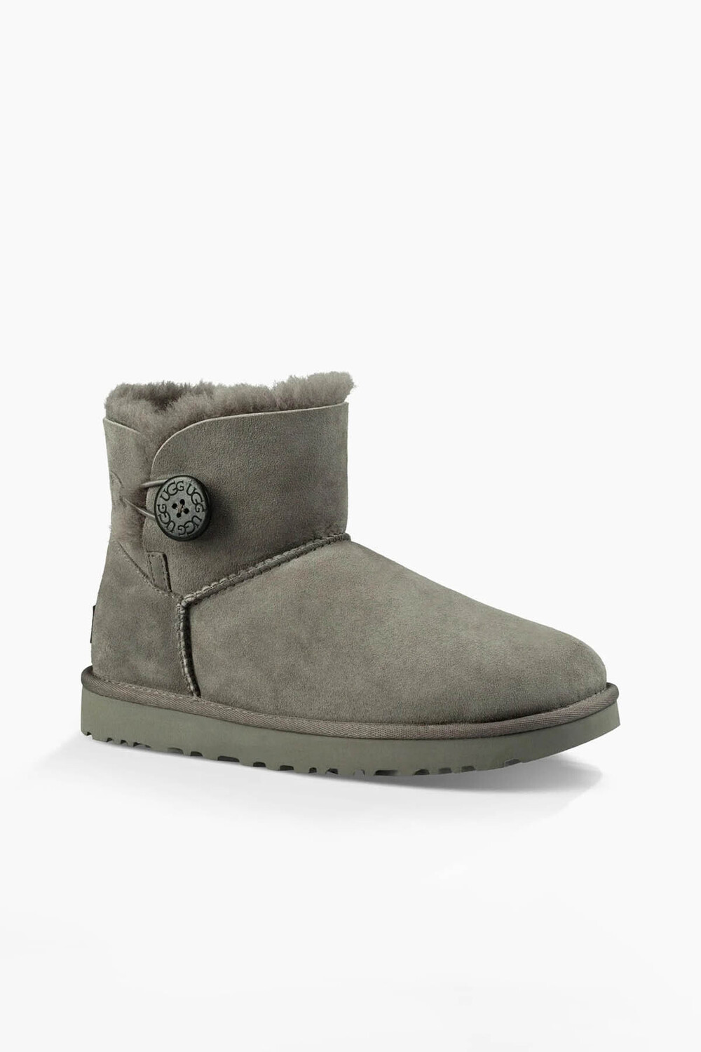 

Ботильоны - Серый - На плоской подошве UGG, серый