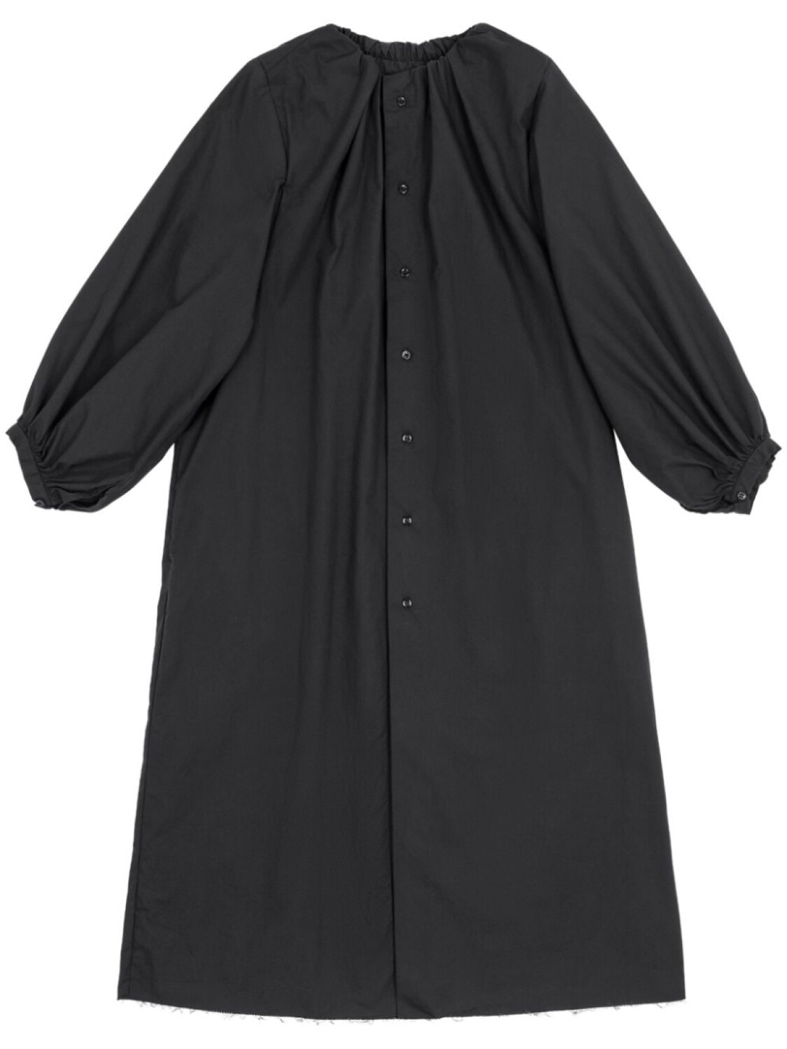 

MM6 Maison Margiela поплиновое платье миди, черный