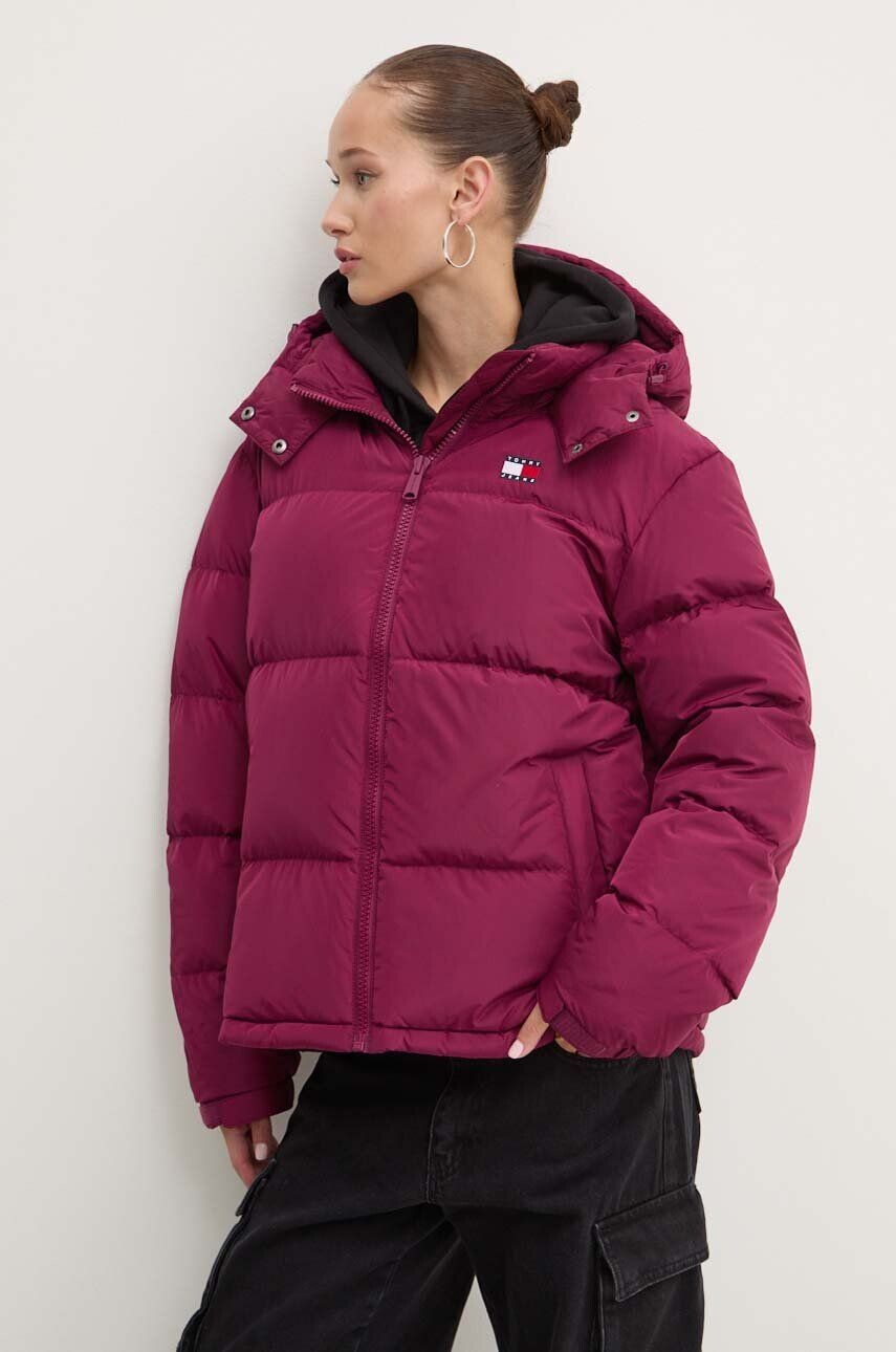 

Пуховик Tommy Jeans, фиолетовый