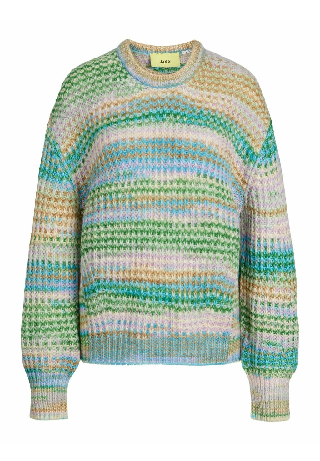 

Свитшот JJXX SIMONE SPACE DYE CREW NECK NOOS, цвет medium green