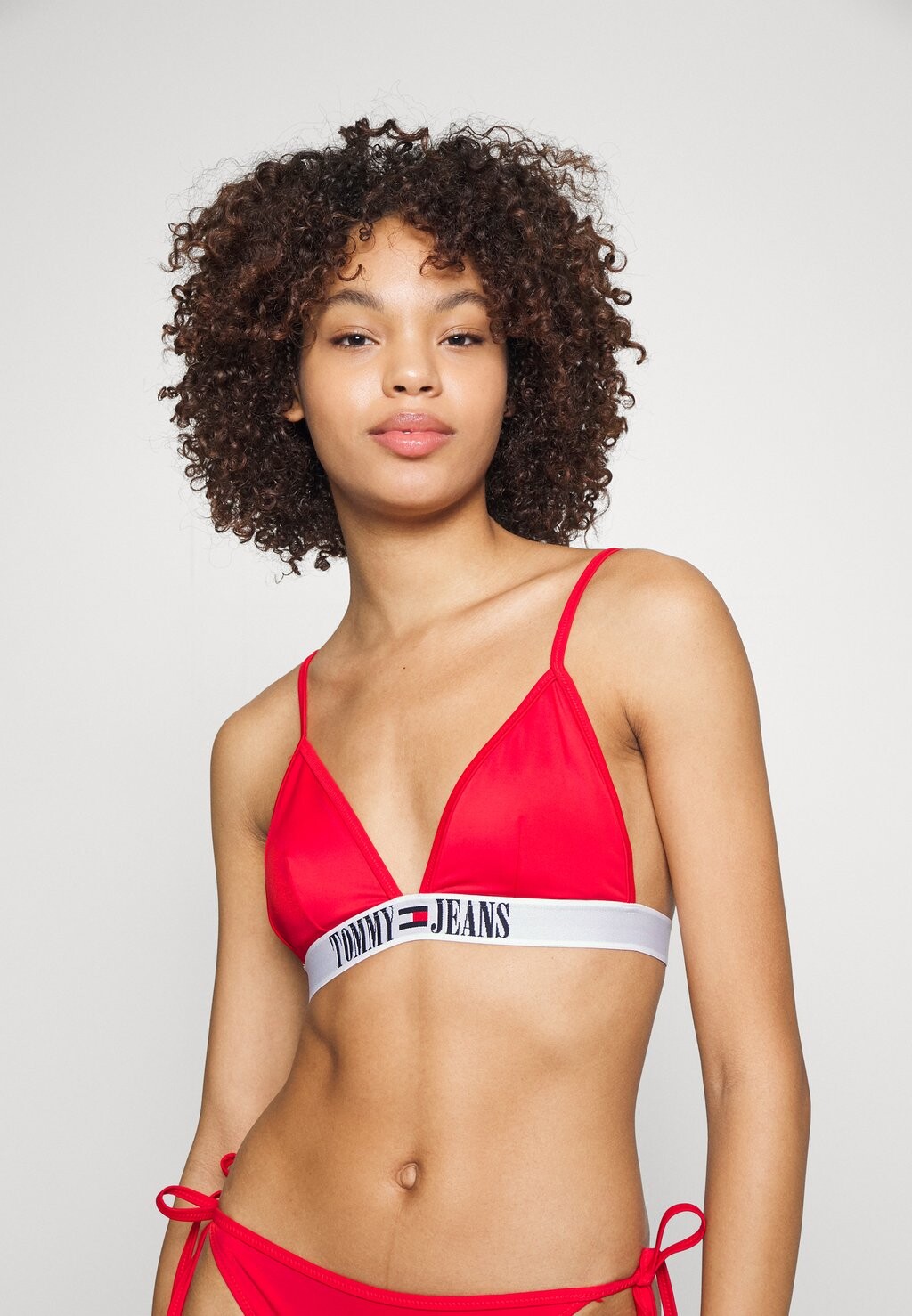

Верх бикини Tommy Jeans, темно-малиновый, Коричневый