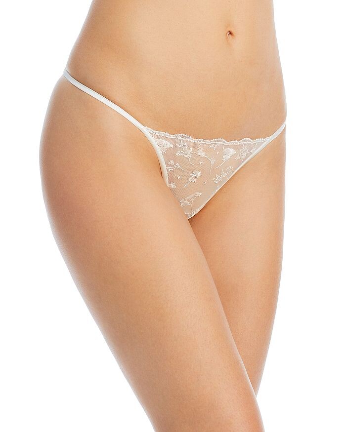 

стринги с цветочной вышивкой La Perla