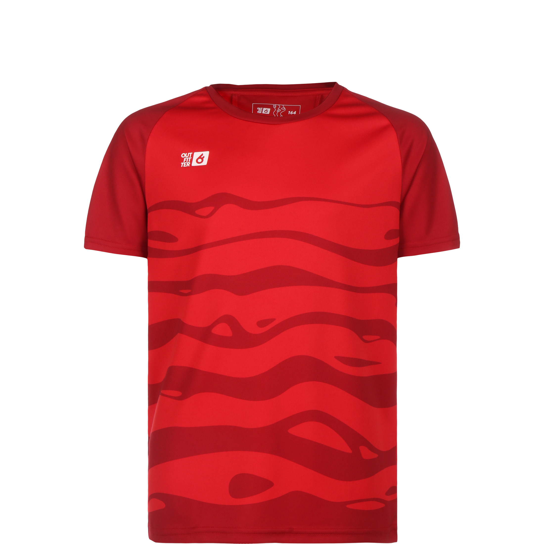 

Спортивная футболка OUTFITTER Trikot OCEAN FABRICS TAHI Match Jersey IKA, красный