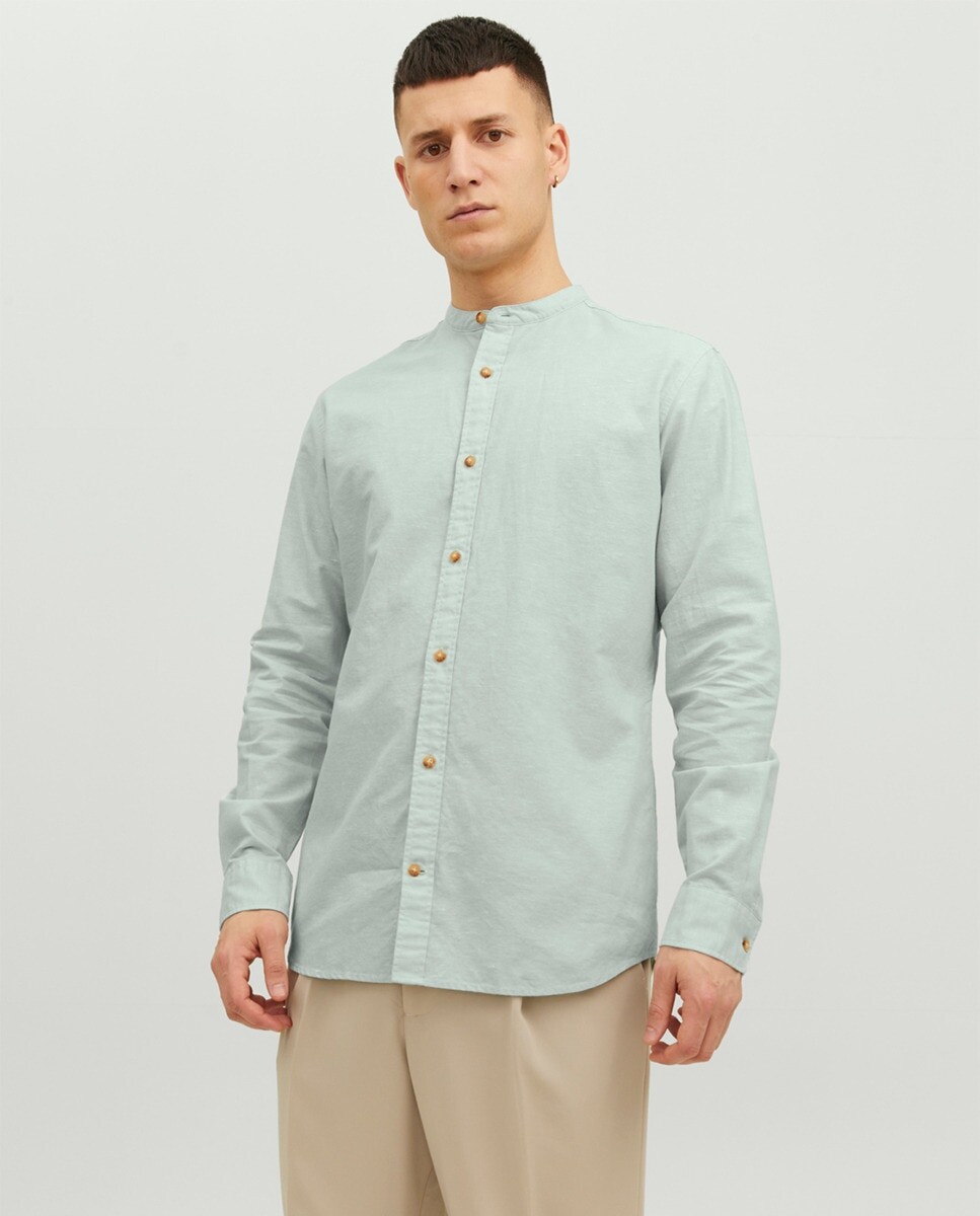 

Мужская рубашка с длинным рукавом Jack & Jones, зеленый