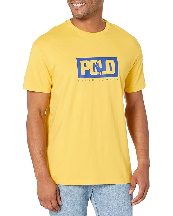 Футболка Polo Ralph Lauren Classic Fit Logo Jersey, цвет Canary Yellow