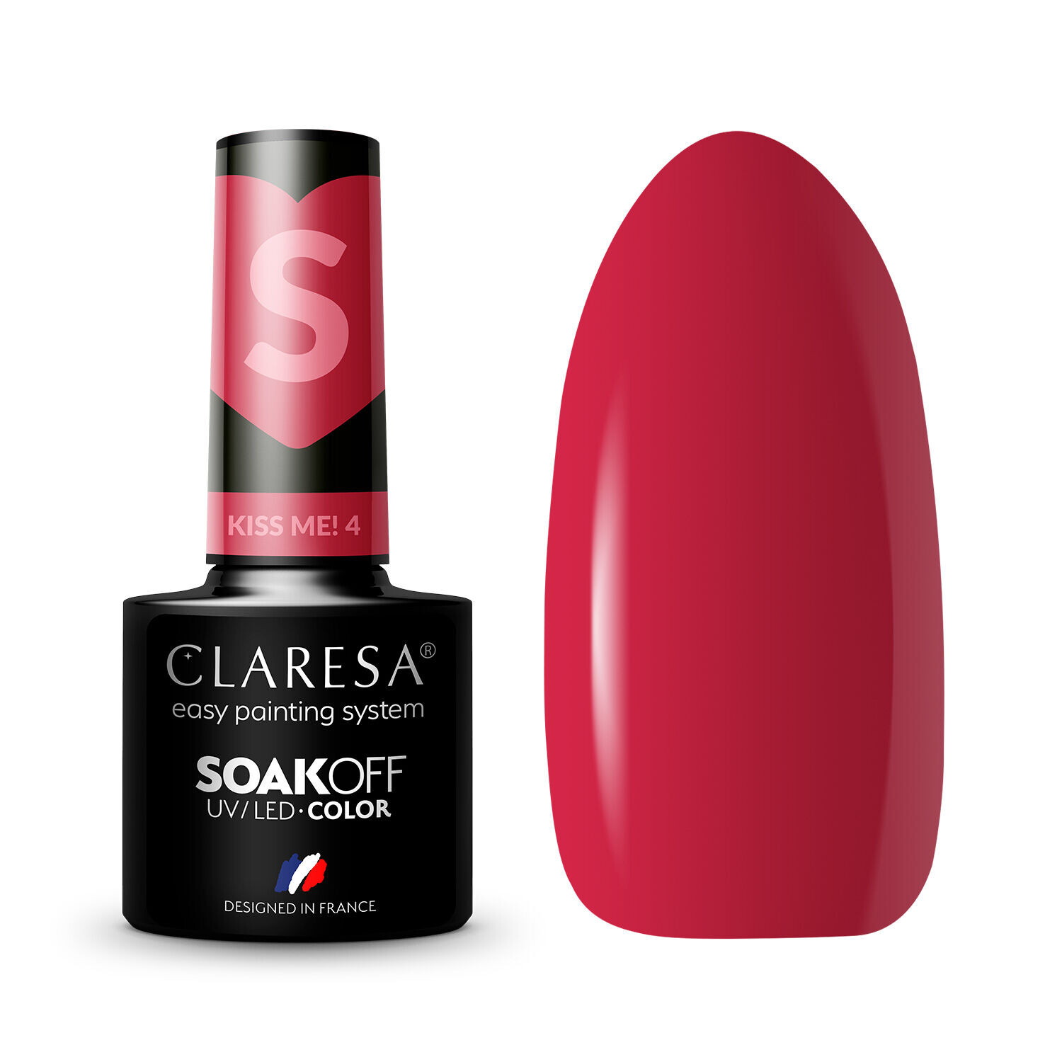 

Гибридный лак для ногтей 4 Claresa Kiss Me!, 5 гр