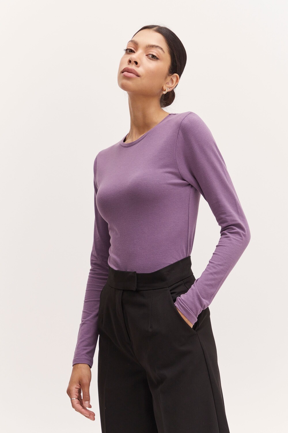 

Толстовка b.young BYPAMILA LS TSHIRT 20807594, фиолетовый
