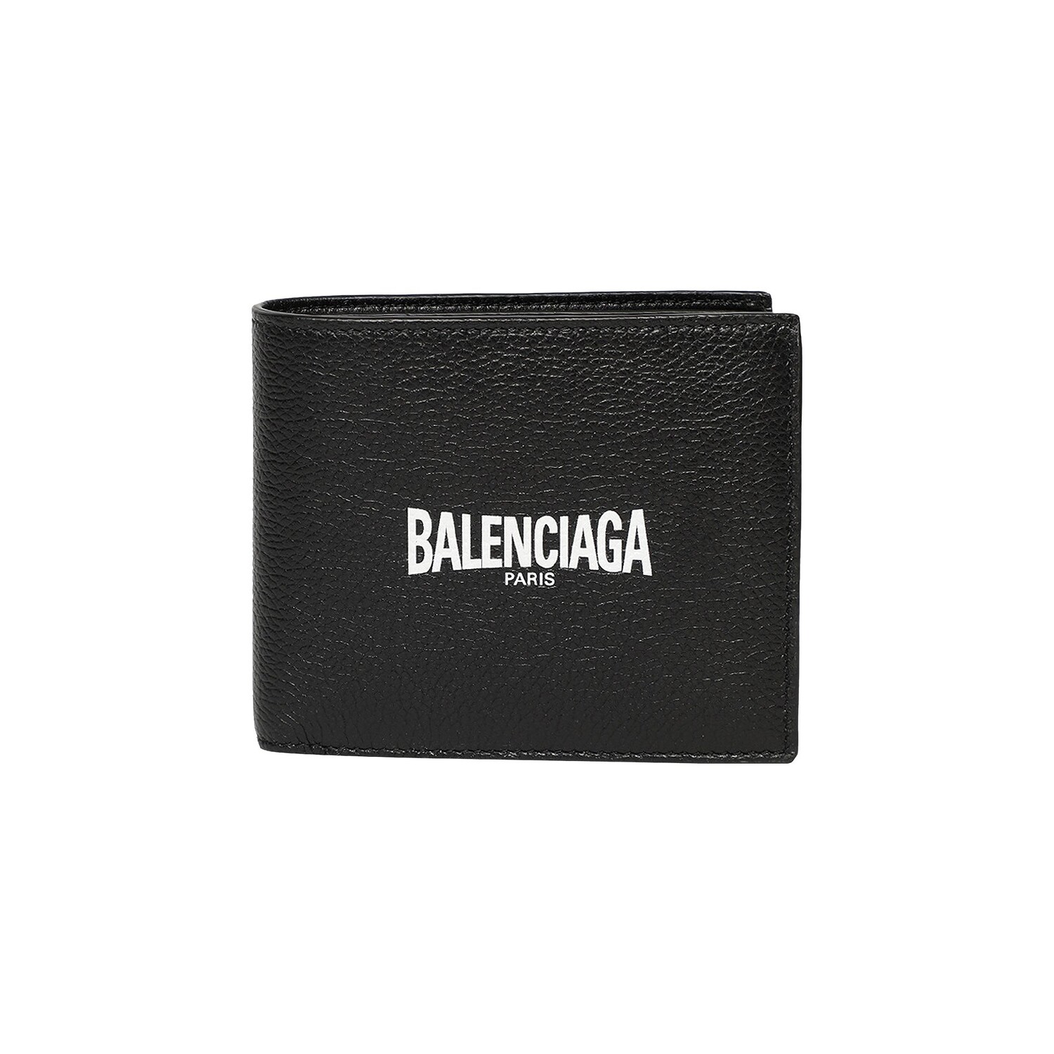 

Кошелек двойного сложения Balenciaga Paris с логотипом, цвет: черный/белый