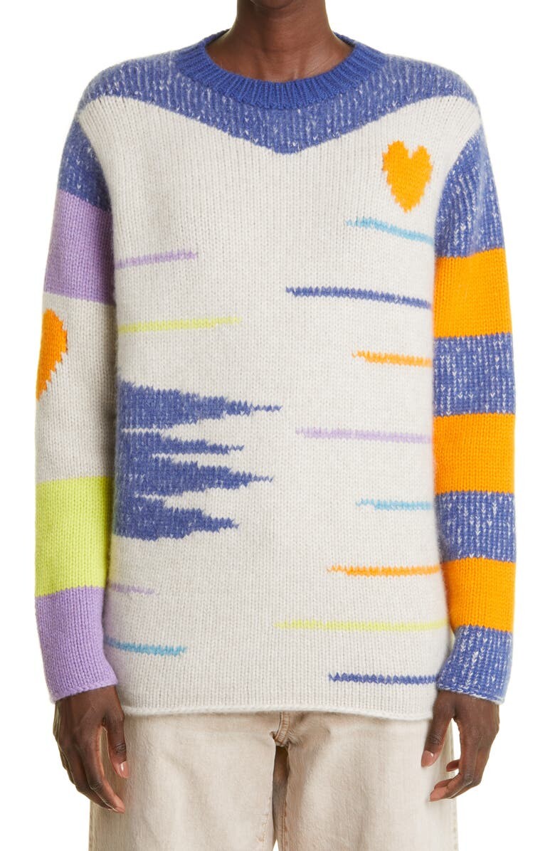 

Кашемировый свитер Love N Stripes THE ELDER STATESMAN, синий