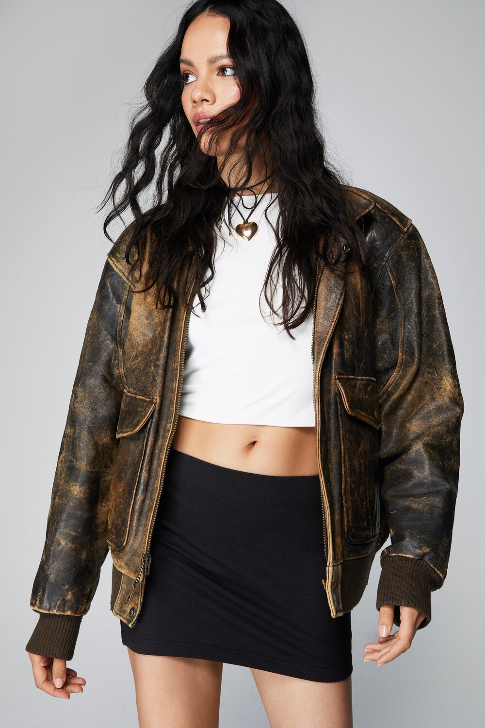 

Облегающая мини-юбка из джерси Nasty Gal, черный
