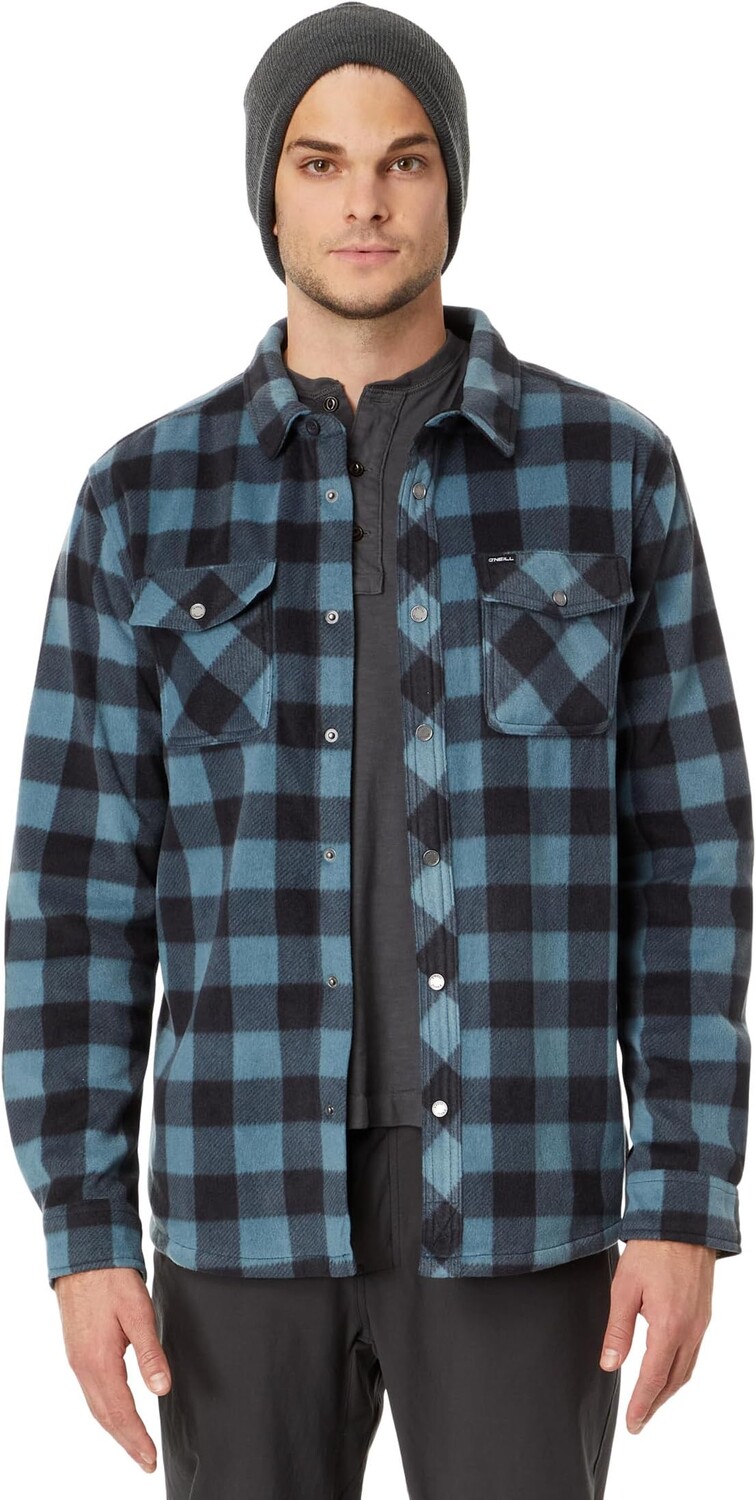 

Рубашка Glacier Plaid Superfleece O'Neill, цвет Storm Blue