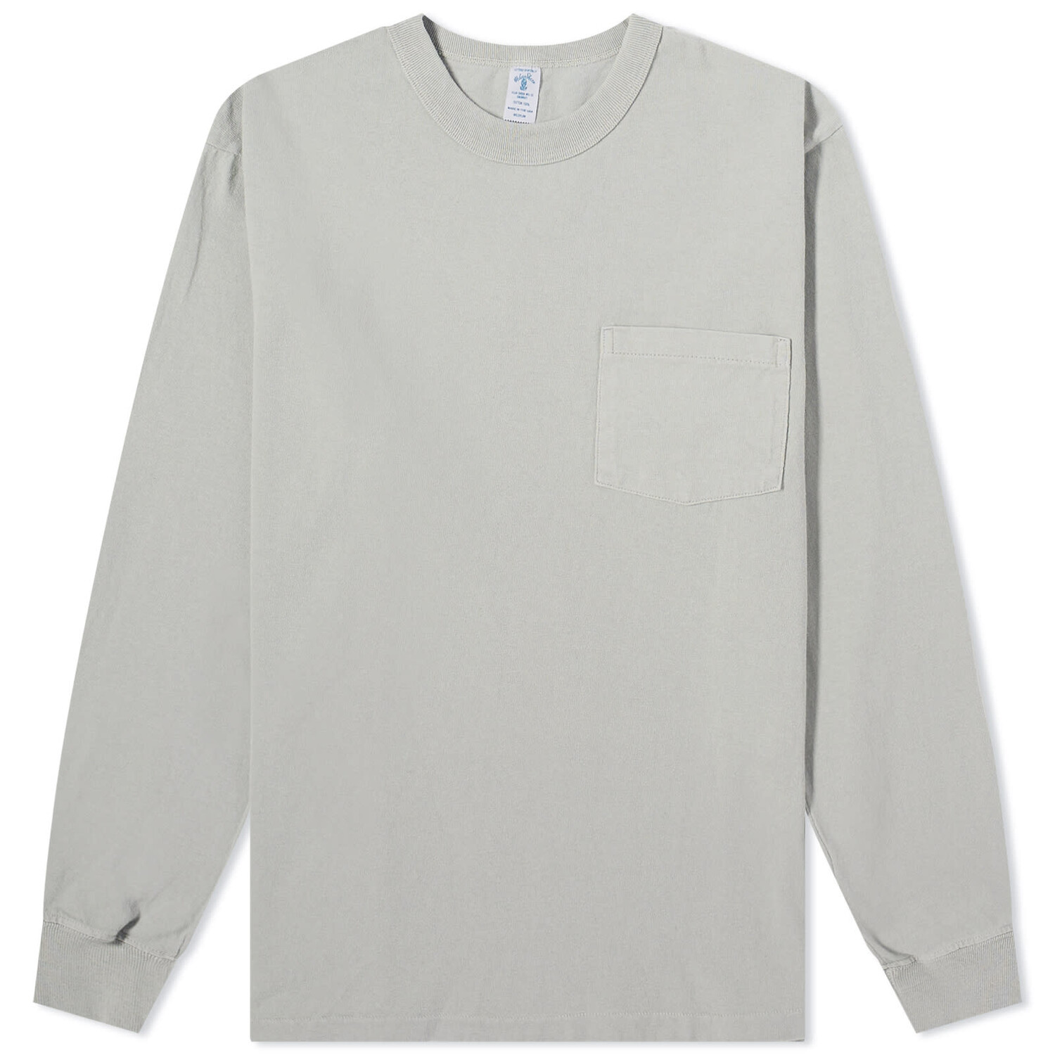 

Лонгслив Velva Sheen Long Sleeve Heavyweight Pocket T-Shirt, серый