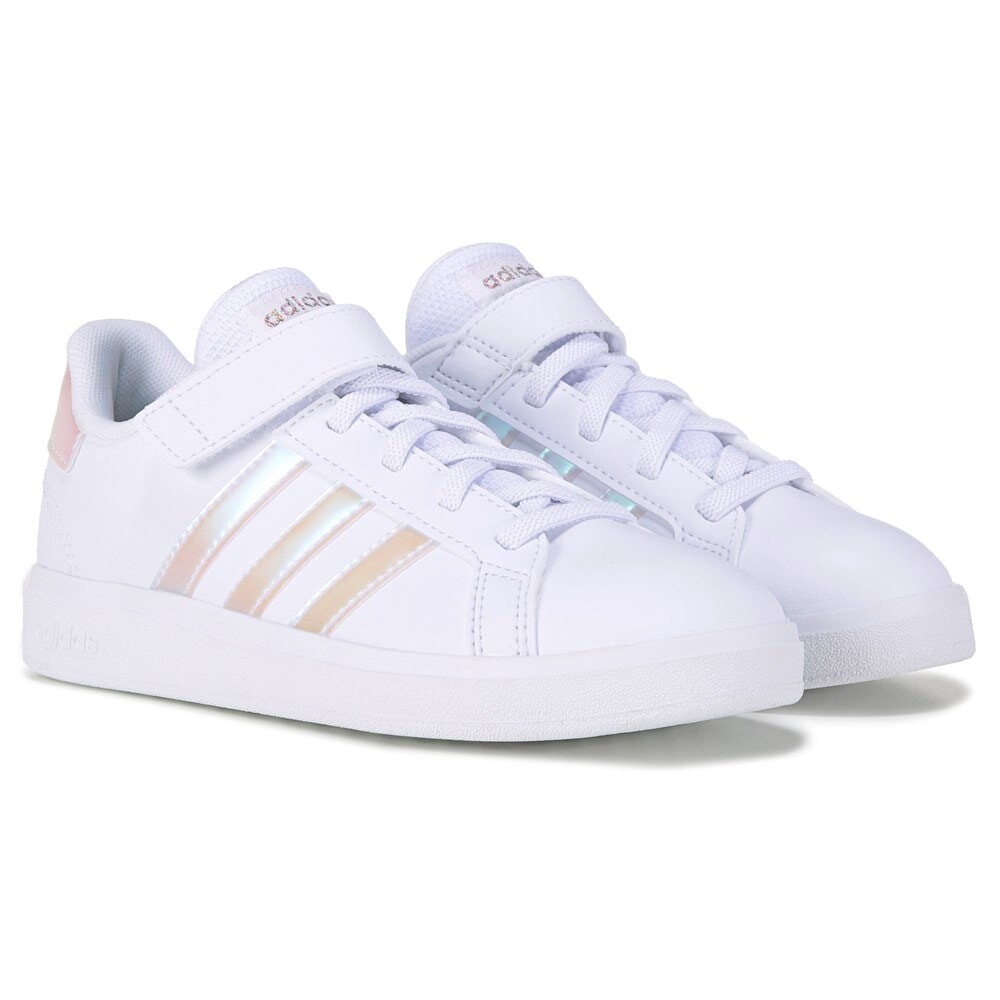 

Детские кроссовки Grand Court 2.0 Little Kid Adidas, белый
