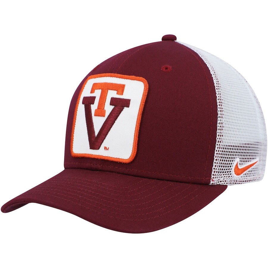 

Бейсболка Nike Virginia Tech Hokies, бордовый