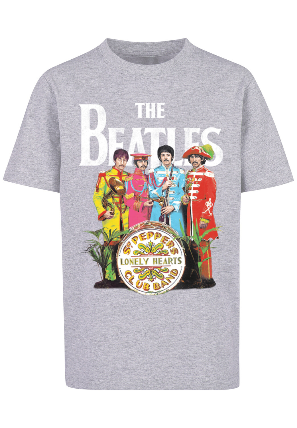 

Футболка F4NT4STIC The Beatles Band Sgt Pepper Black, цвет grau meliert