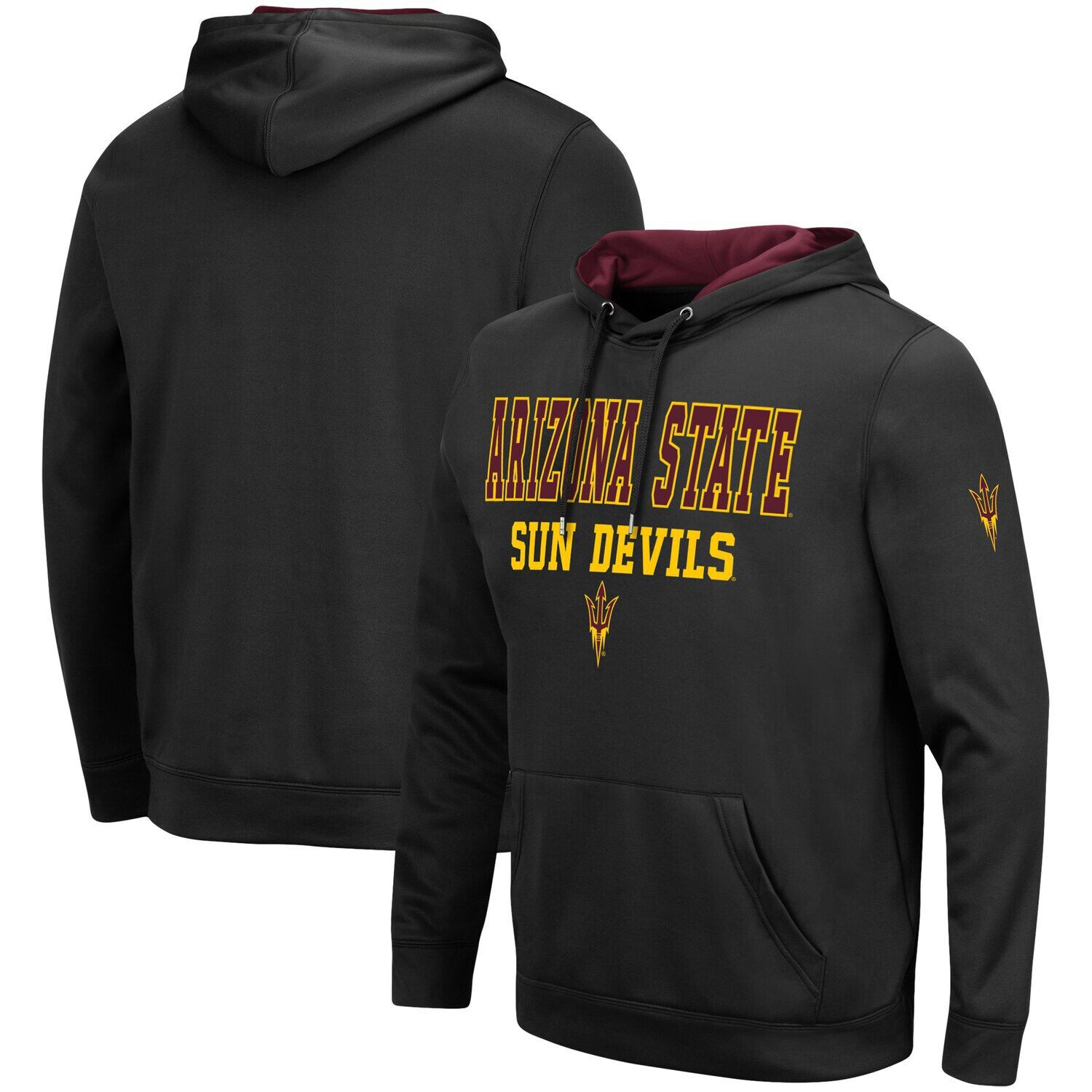

Мужской черный пуловер с капюшоном Arizona State Sun Devils Sunrise Colosseum