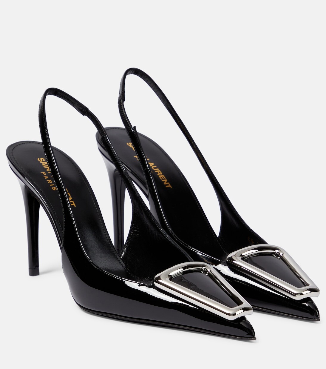 

Туфли-лодочки Avenue 95 из лакированной кожи Saint Laurent, черный