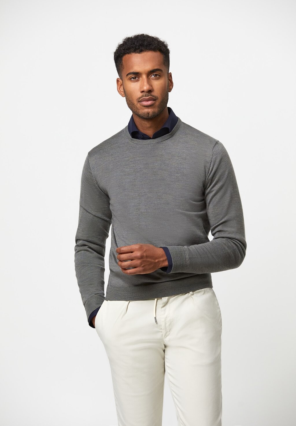 

Свитер Crew Neck PROFUOMO, цвет grey