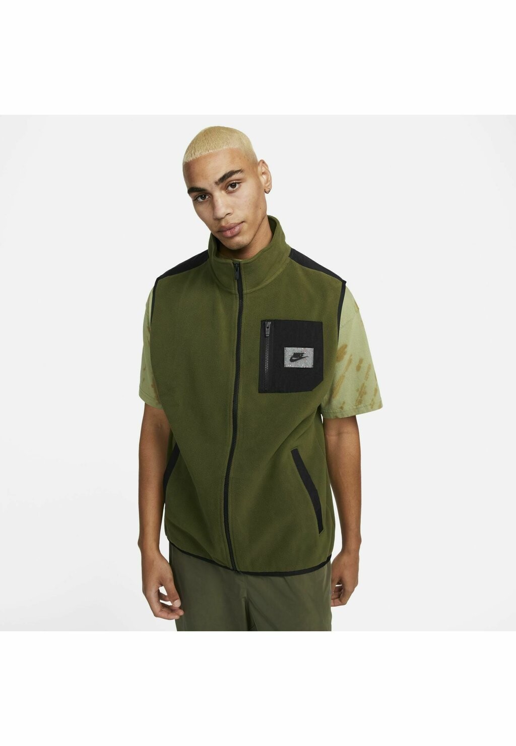 

Жилет SPU TF POLAR FLC Nike, грубый зеленый черный черный черный