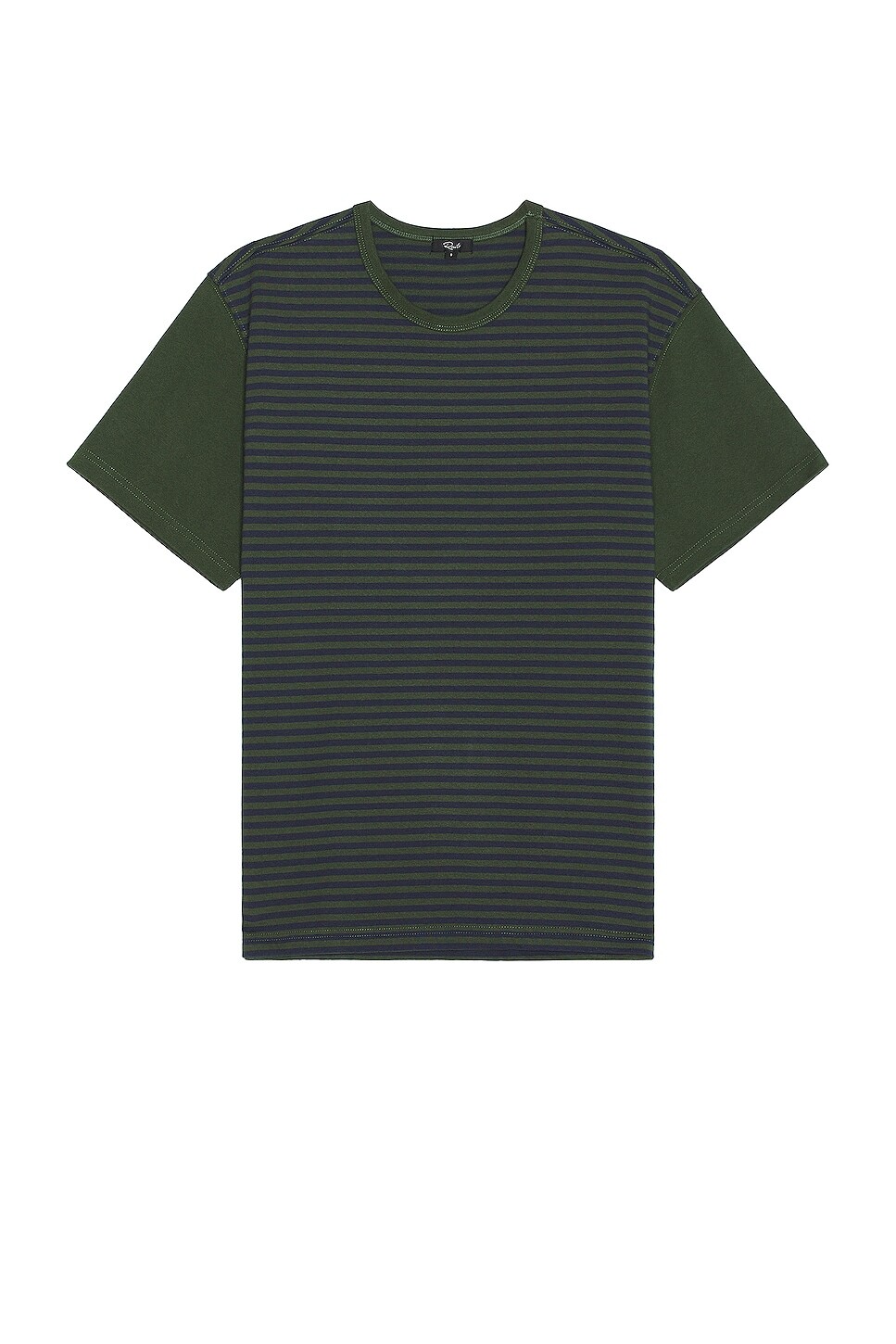 

Футболка Rails Sato Short Sleeve, цвет Evergreen & Navy Stripe