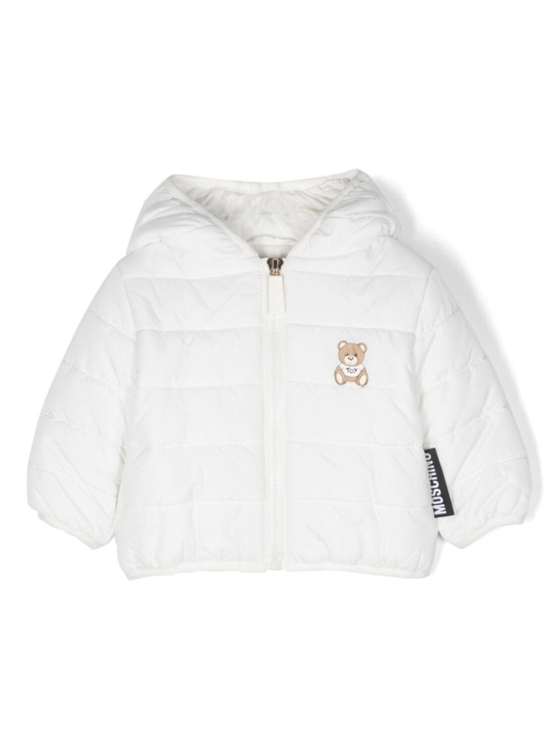 

Moschino Kids пуховик Teddy Bear, белый