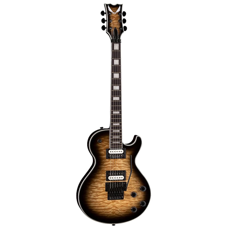 Электрогитара Dean Thoroughbred Select Floyd Quilted Maple, Natural Black Burst, TB SEL F QM NBST электрогитара dean guitars thoroughbred select quilt maple floyd rose natural black burst 1 2023 gloss