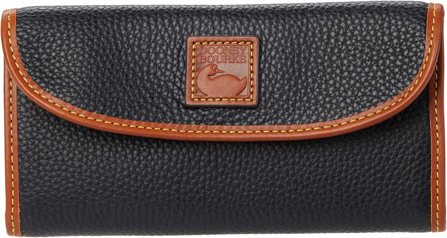 

Галька II Континентальный Клатч Dooney & Bourke, цвет Black/Brandy Trim