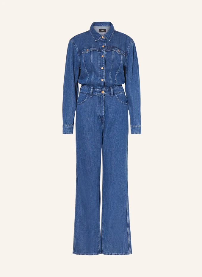 

Джинсовый комбинезон dolly 7 For All Mankind, синий