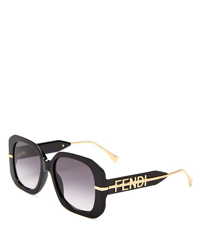

Квадратные солнцезащитные очки, 55 мм Fendi