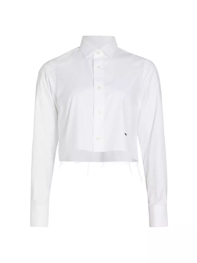 цена Оригинальная укороченная рубашка Hommegirls, белый