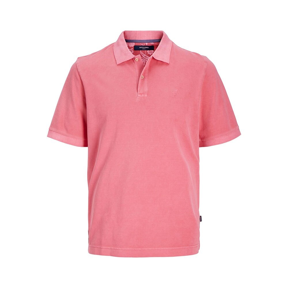 

Поло Jack & Jones Bluwilliam Wash, розовый
