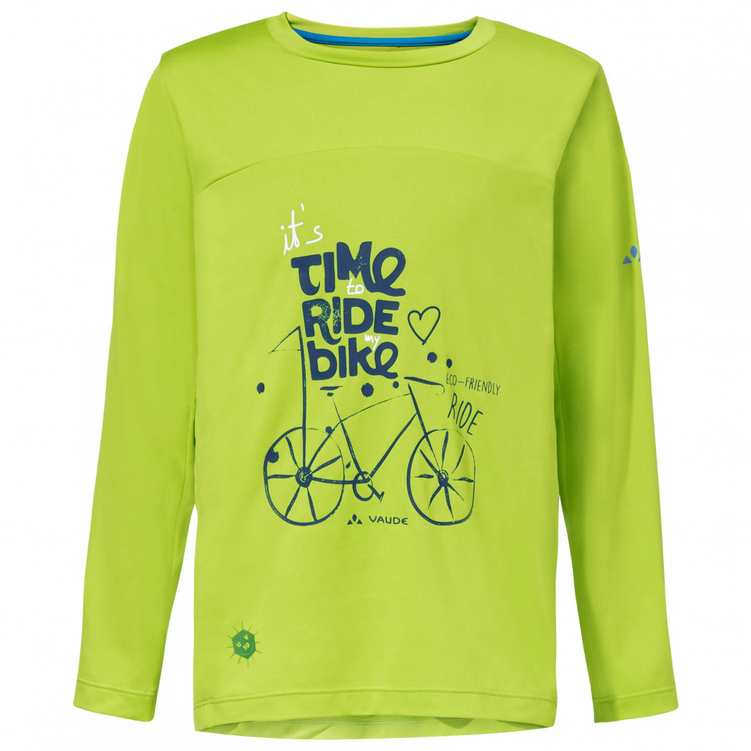 цена Функциональная рубашка Vaude Kid's Solaro L/S T Shirt II, цвет Chute Green
