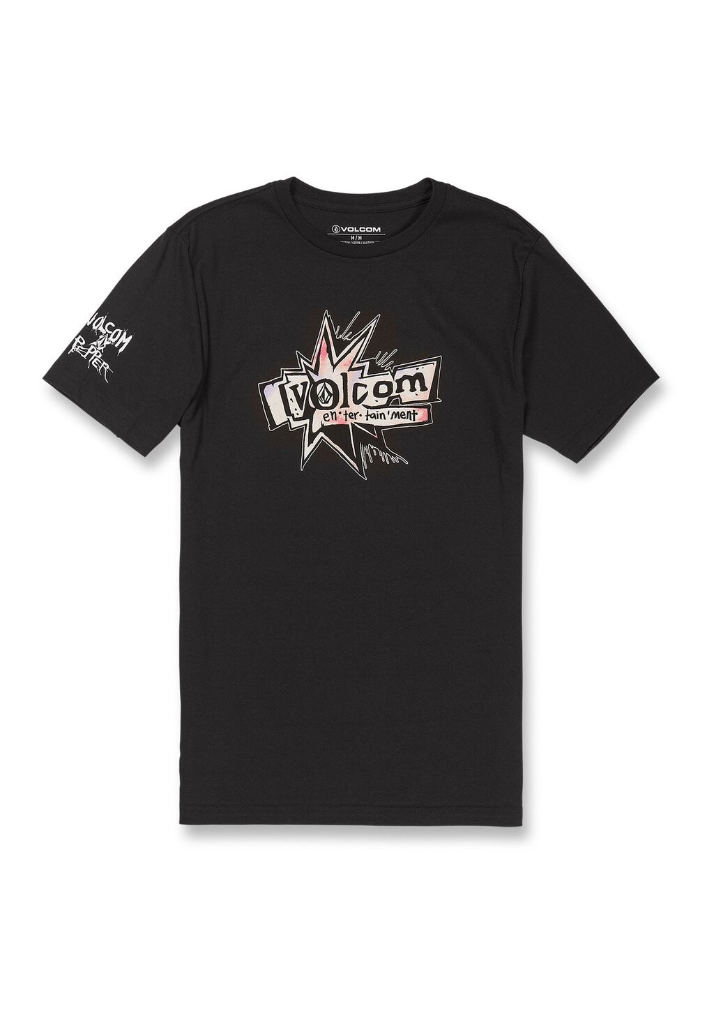 

Футболка с принтом Volcom, черный