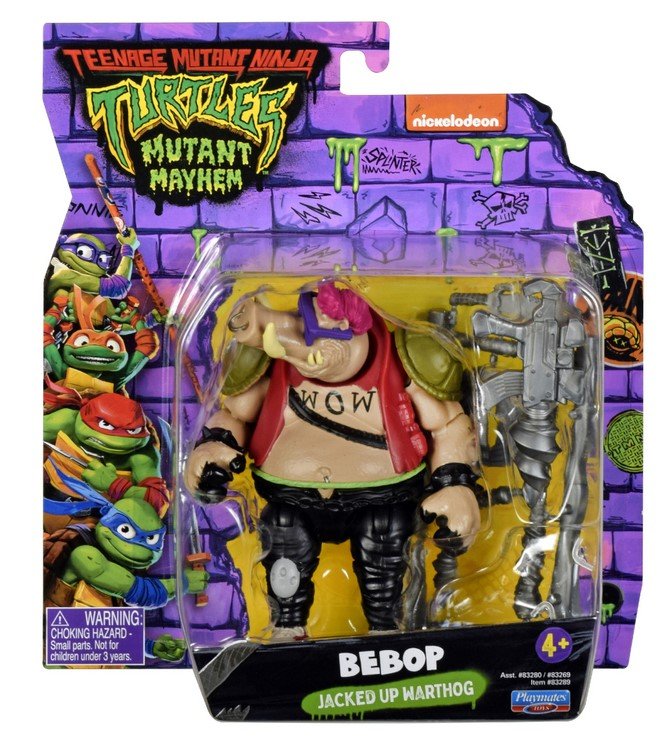 

Teenage Mutant Ninja Turtles Movie Mutatnt Mayhem Базовая фигурка BEBOP BASIC ФИГУРА Wojownicze Żółwie Ninja