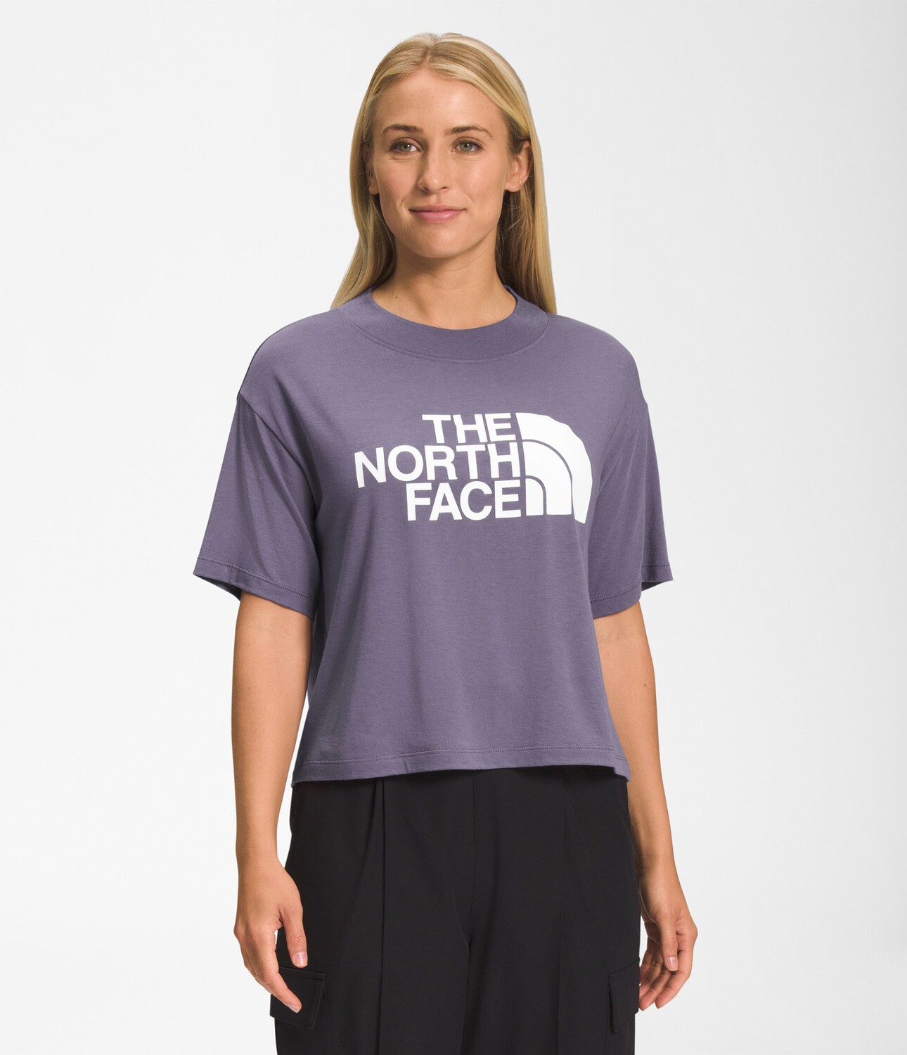 

Укороченная футболка Half Dome – женская The North Face, фиолетовый