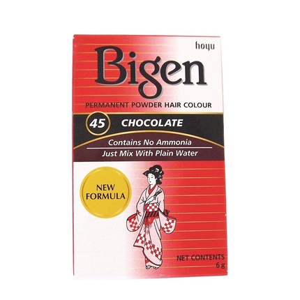 Порошковая краска для волос Bigen «Шоколад», 0,21 унции, Bigben