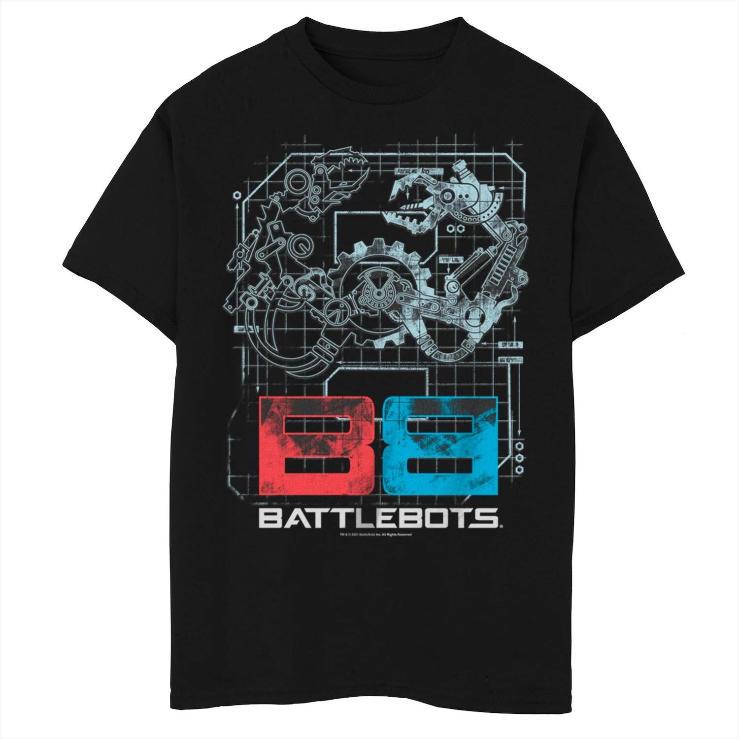 

Футболка с графическим логотипом Battlebots для мальчиков 8–20 лет Licensed Character
