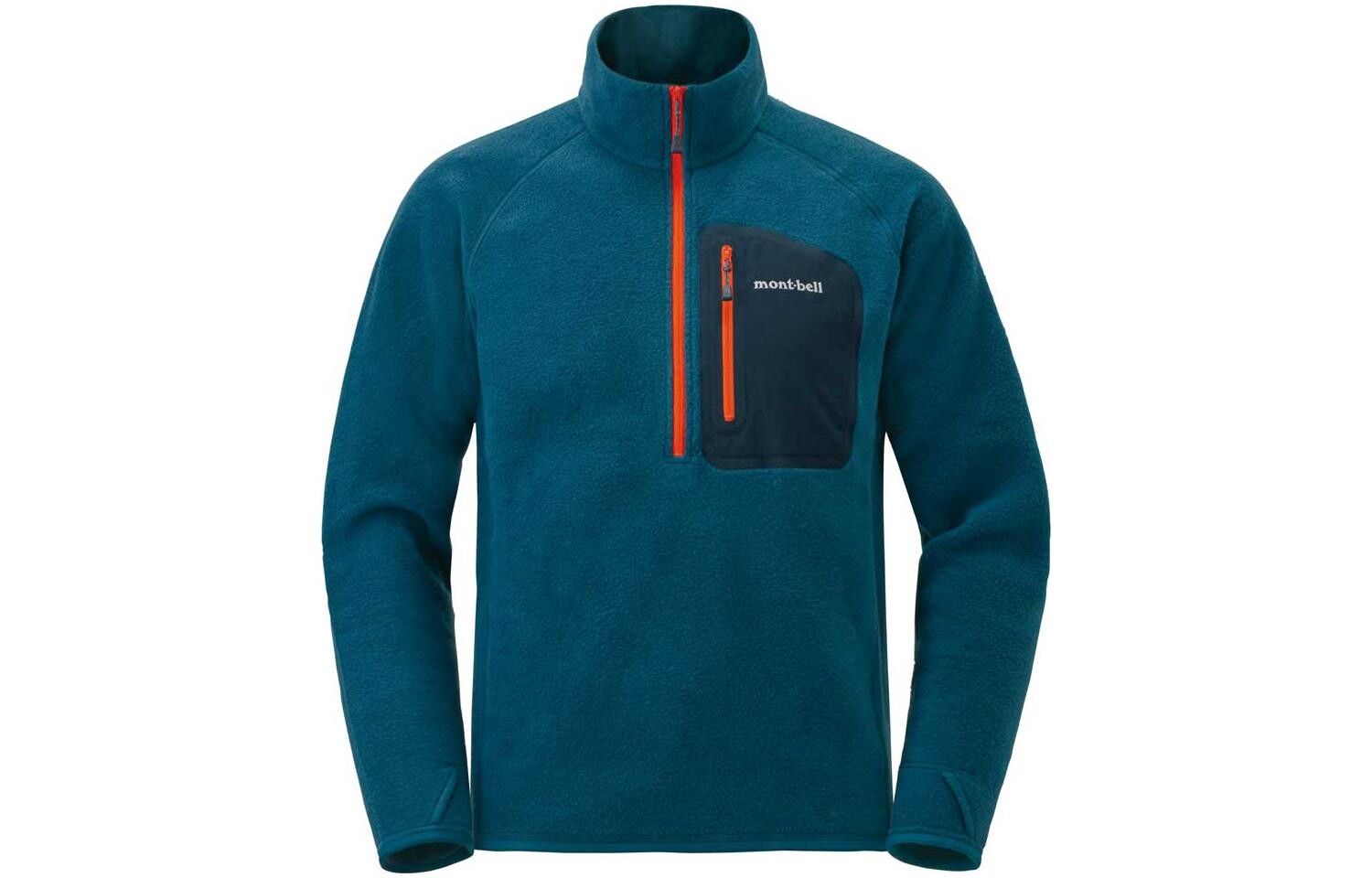 

Флисовая куртка мужская Montbell, цвет BLBK Blue Black