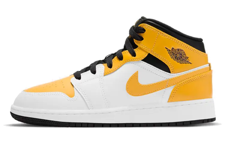 

Женские винтажные баскетбольные кроссовки Nike Air Jordan 1, цвет университета, золотистый