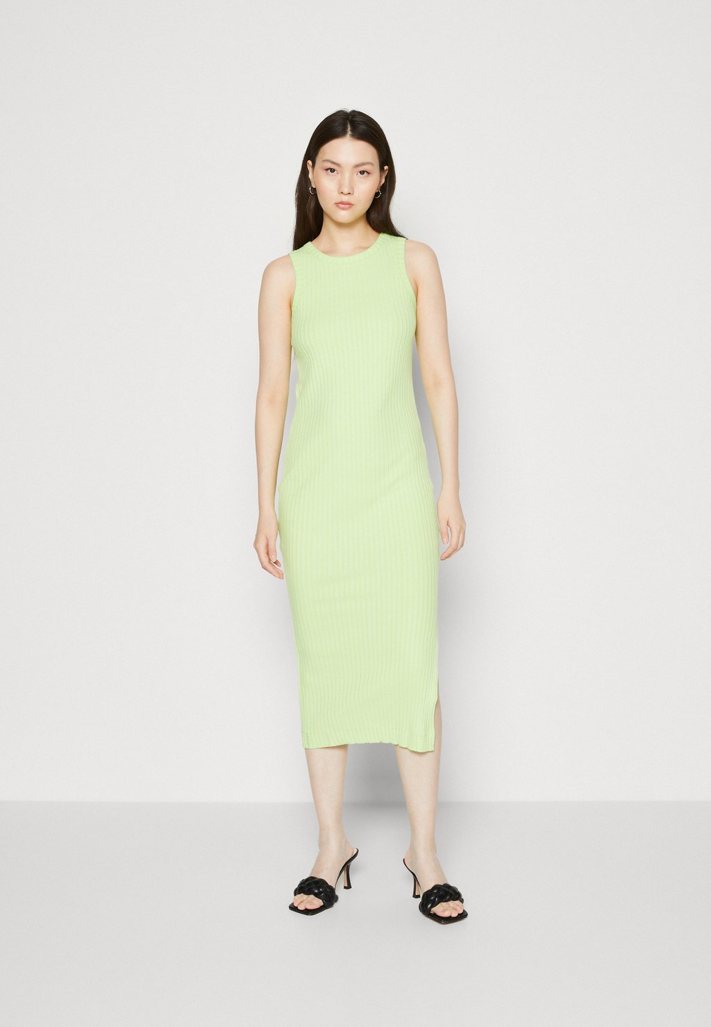 Платье-джемпер Selected, зеленый