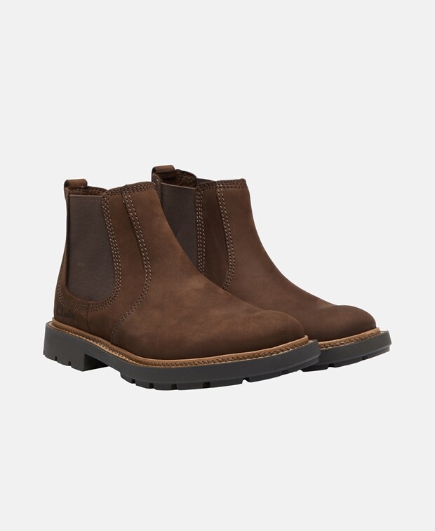 

Ботинки челси Clarks, темно коричневый