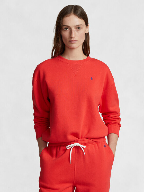 

Толстовка свободного кроя Polo Ralph Lauren, красный