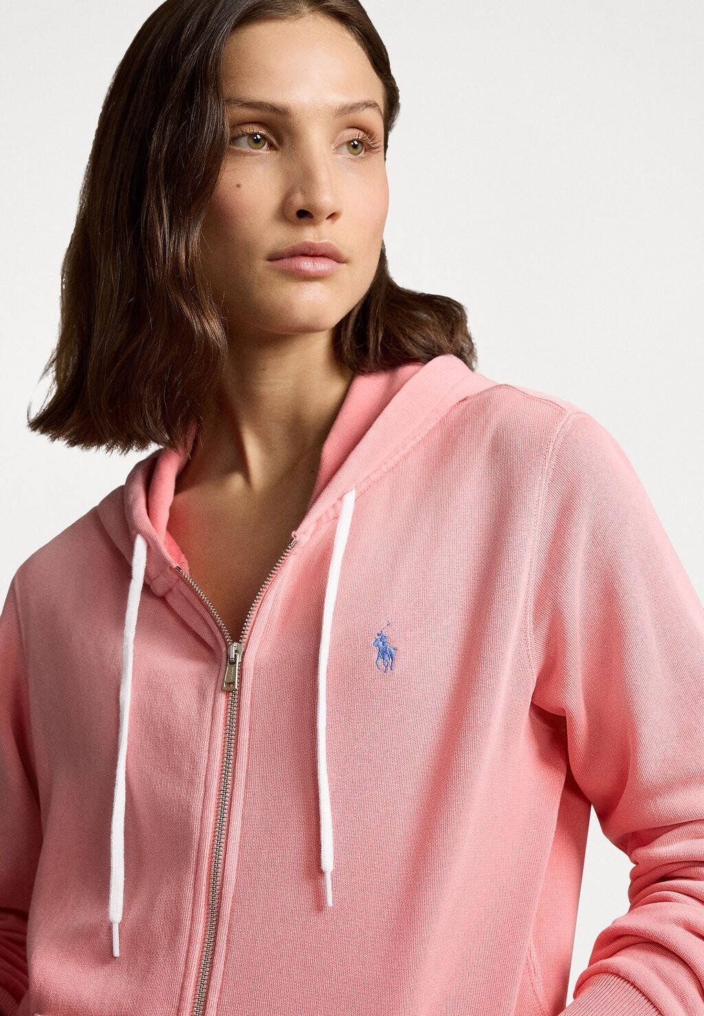 

Толстовка COTTON FLEECE FULL-ZIP HOODIE Ralph Lauren, розовый