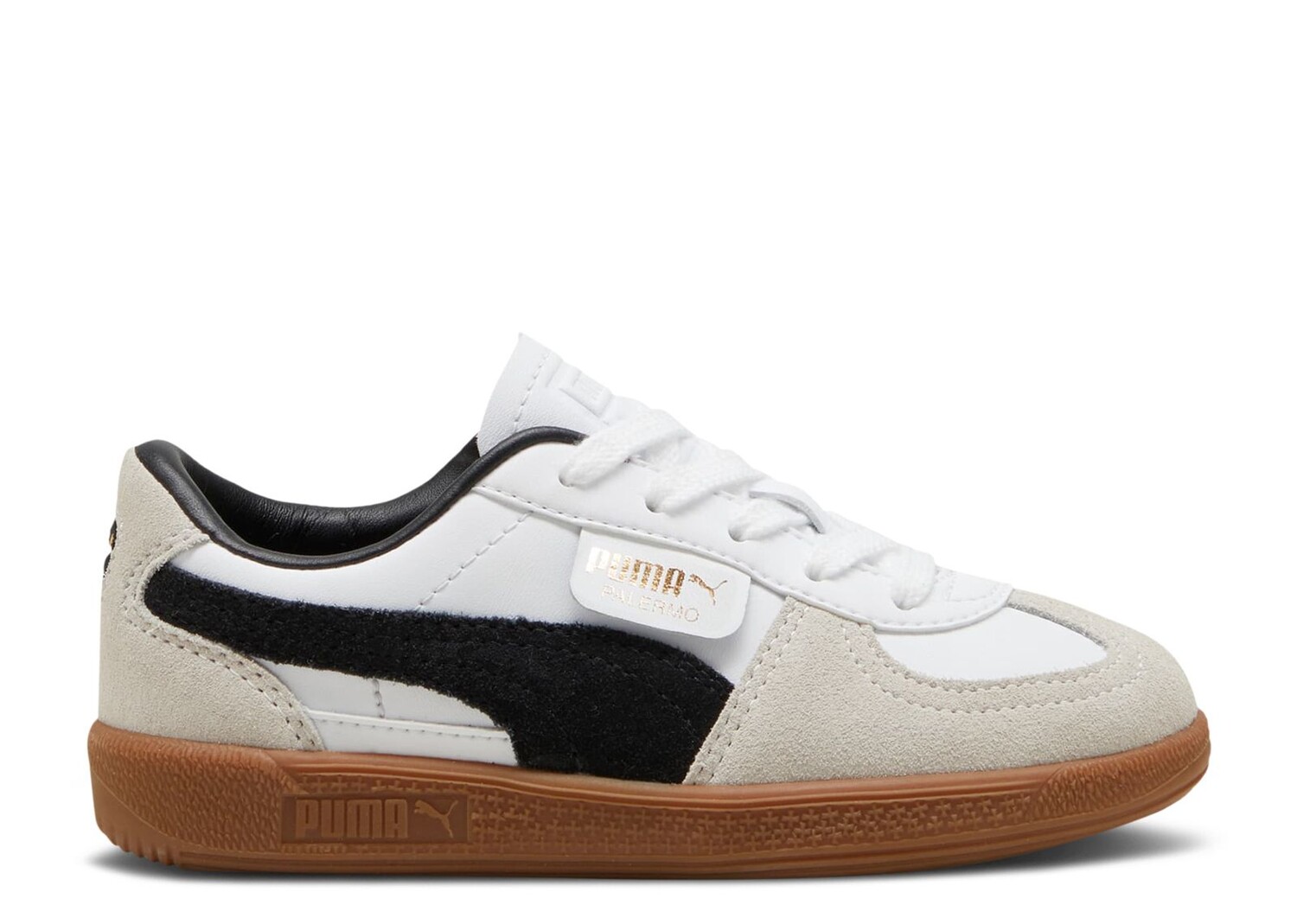 Кроссовки Puma Palermo Leather Little Kid 'White Black Gum', белый