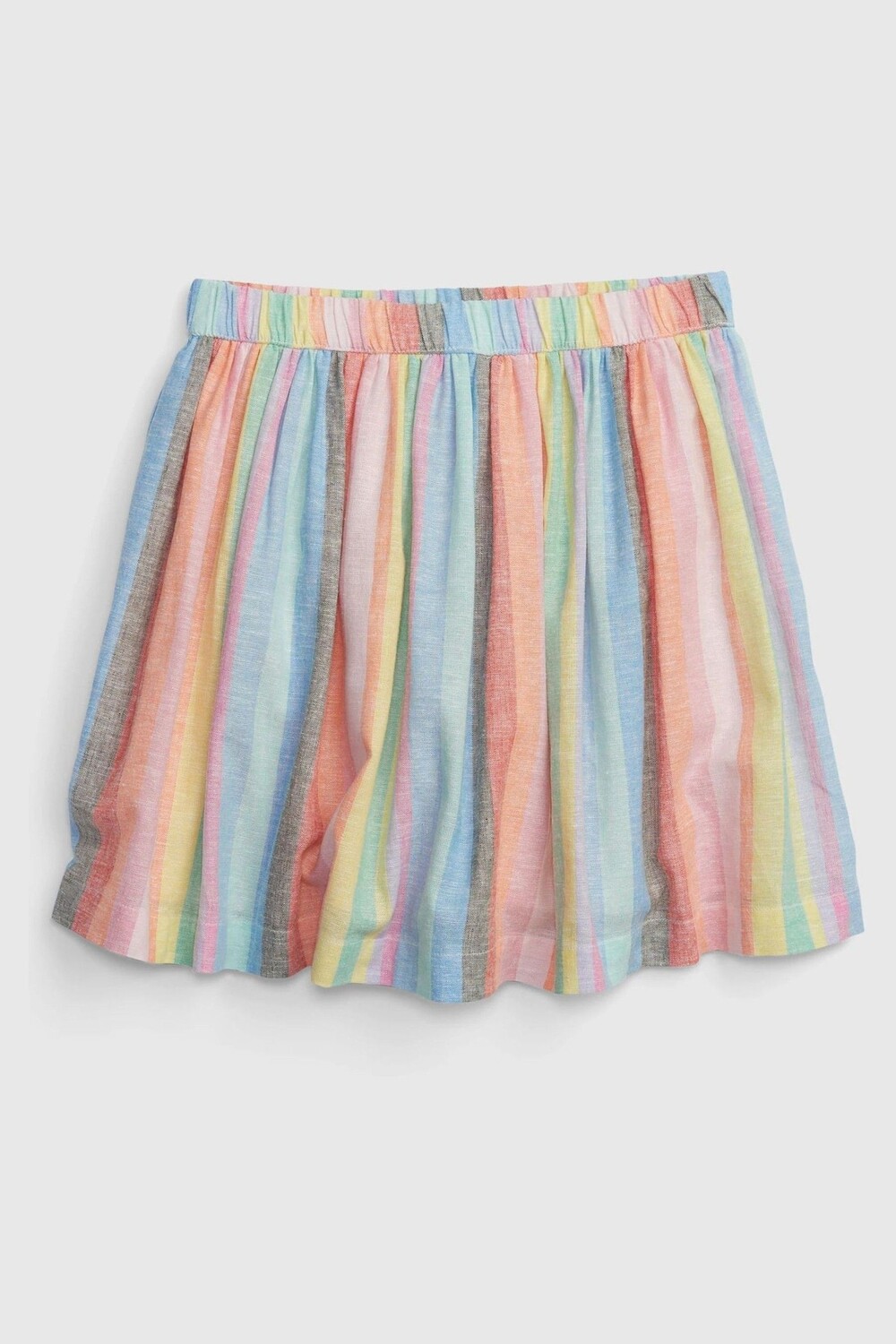 

Юбка Gap с расклешенным низом и радужными полосками Gap, желтый