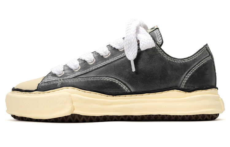 

Maison Peterson OG Sole Low Paraffin Leather Black Mihara Yasuhiro