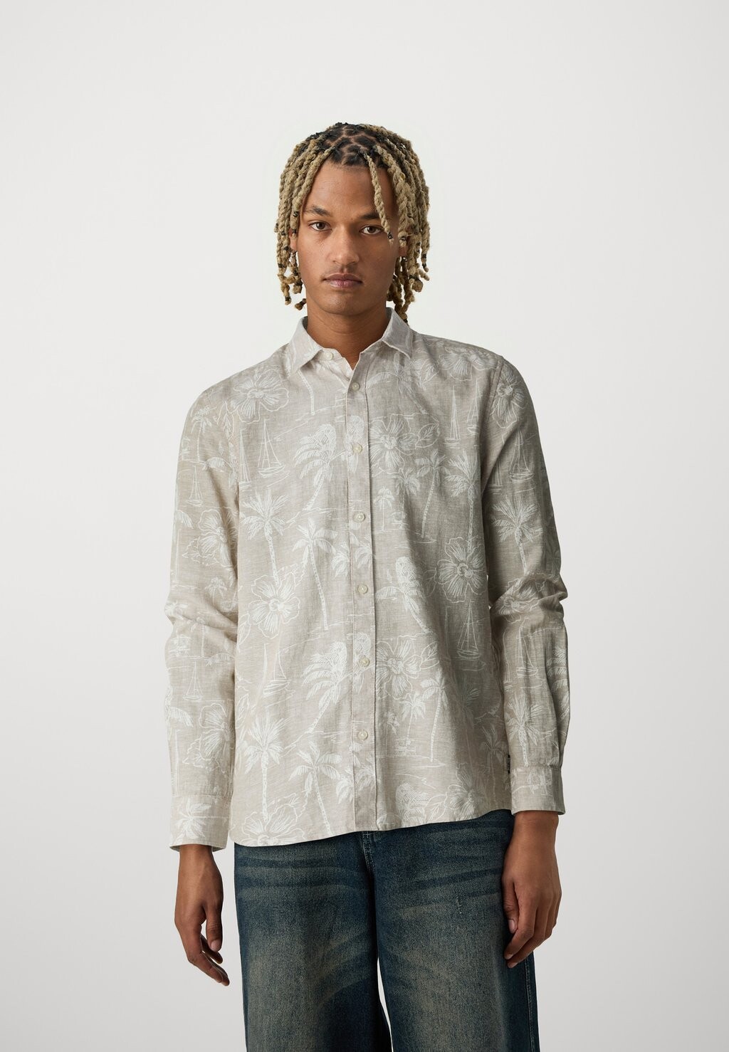 

Рубашка ONSCAIDEN HAWAII Only & Sons, бежевый