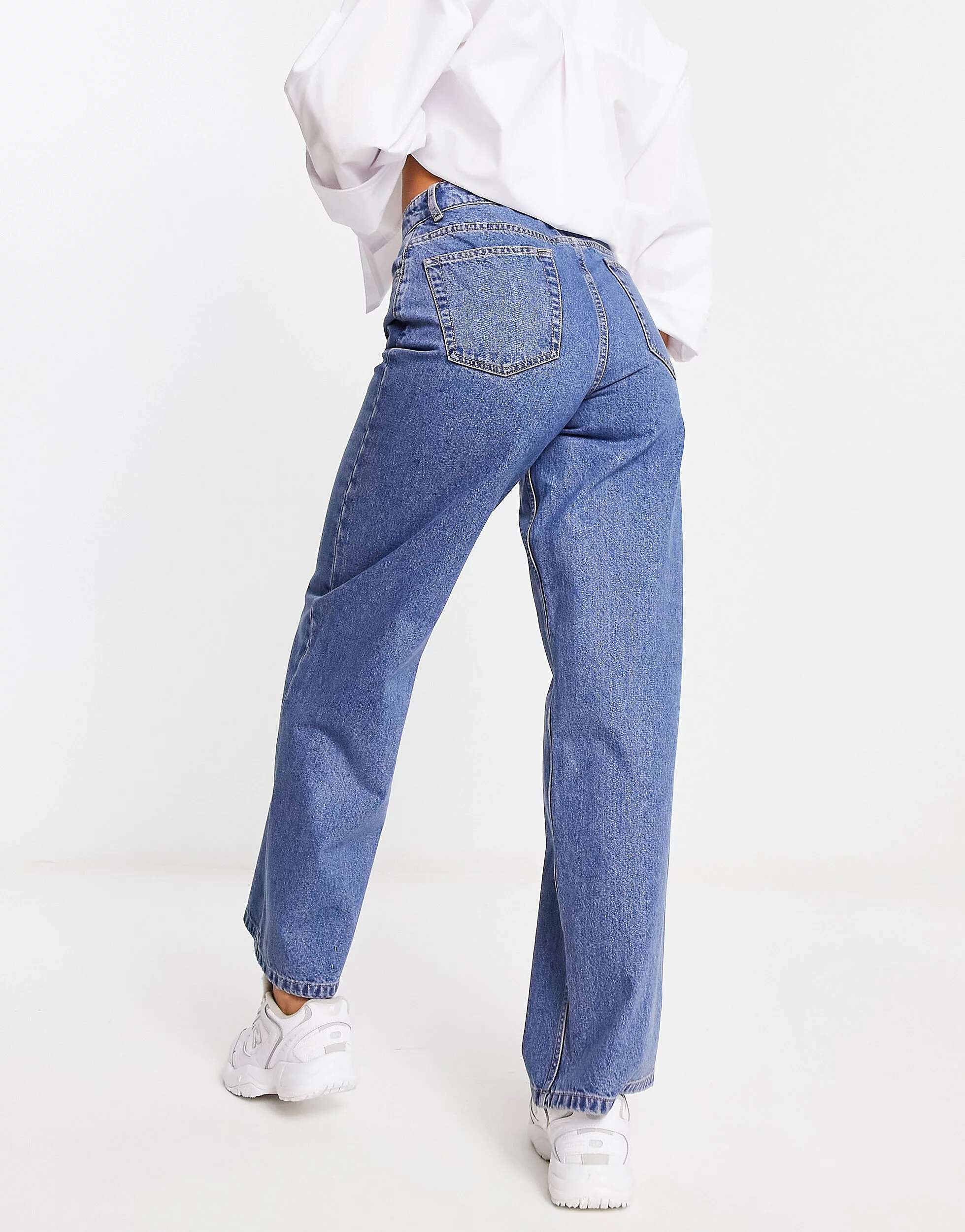 Синие свободные джинсы ASOS цена и фото