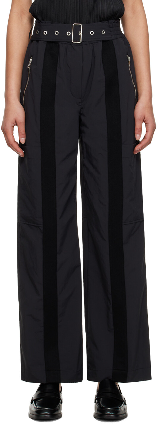

Черные брюки с поясом 3.1 Phillip Lim, Черный